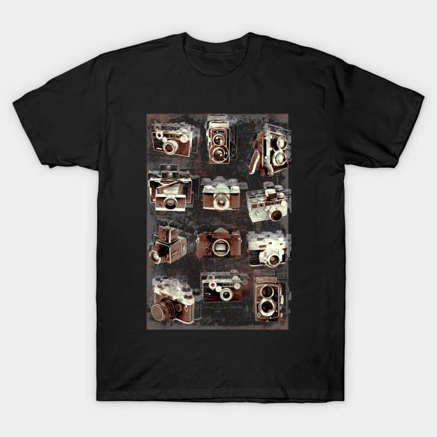 Vintage cameras T-Shirt by ElectricMint